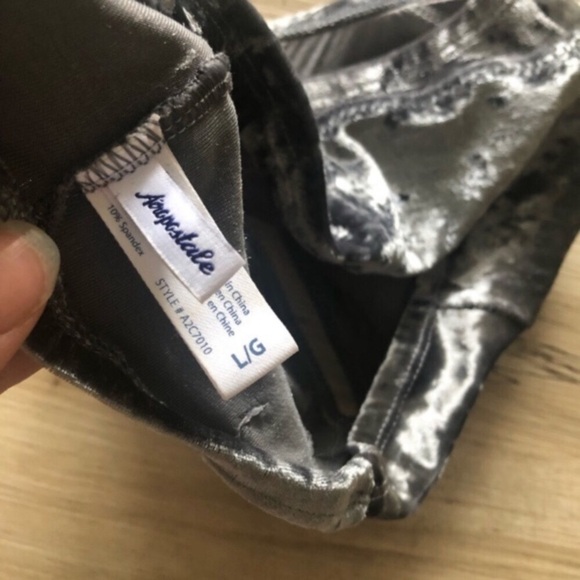 Aeropostale large Velvet Gray Bralette - Picture 5 of 5